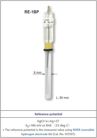 RE-1BP Ag/AgCl 參考電極(陶瓷半透膜)