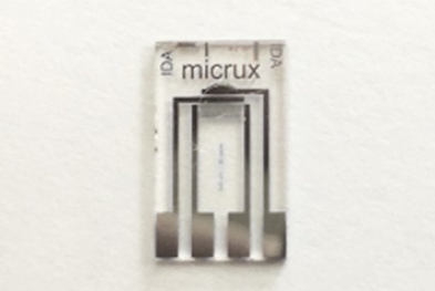 薄膜鉑叉指狀陣列微電極 (10/5 µm) ED-IDA5-Pt
