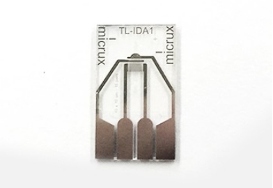 薄層微流體鉑叉指感測晶片 (10/10 µm) TL-IDA1-Pt
