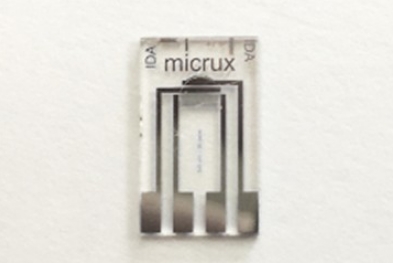 薄膜鉑叉指狀陣列微電極 (10/5 µm) ED-IDA5-Pt