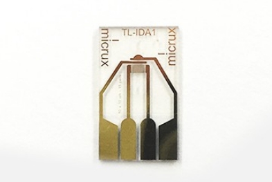薄層微流體金叉指感測晶片 (10/10 µm) TL-IDA1-Au