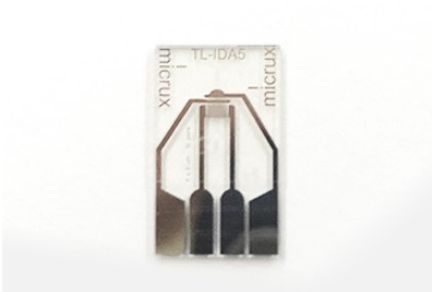 薄層微流體鉑叉指感測晶片 (5/5 µm) TL-IDA5-Pt